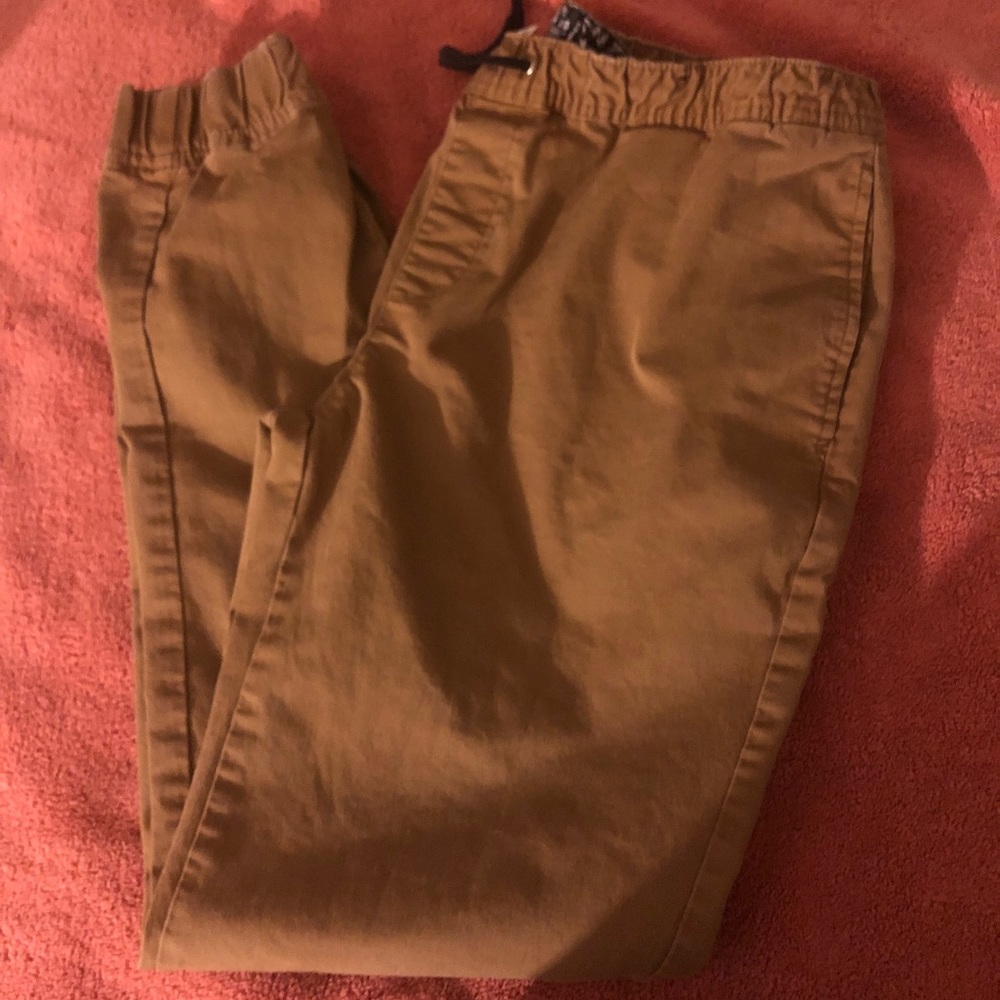 Dark Khaki Joggers
